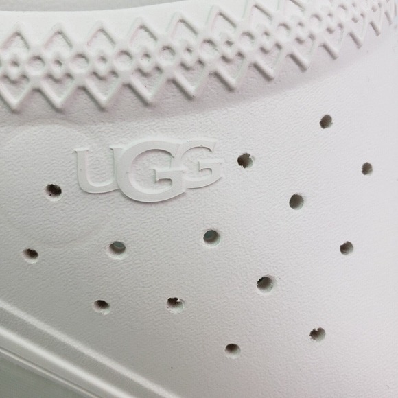 UGG Tasman Sport Mens Size 12 White Slip On Casual Comfort Sandals Shoes 1138590 main image 4